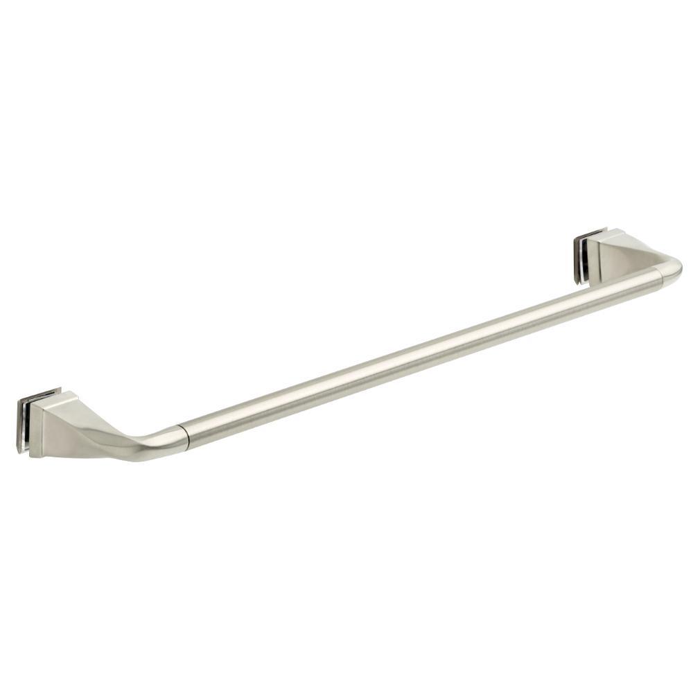 Everly 60 in. x 58-1/8 in. Traditional Semi-Frameless Sliding Bathtub Door in Nickel and 1/4 in. (6mm) Niebla Glass - Super Arbor