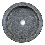 Black Iro Vessel Sink in Speckled Stone - Super Arbor