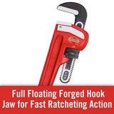 24 in. Heavy-Duty Straight Pipe Wrench - Super Arbor