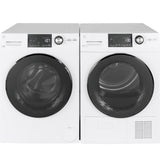 GE 2.4 cu. ft. High-Efficiency Stackable Front-Load Washer with Steam, White, ENERGY STAR (GFW148SSMWW)