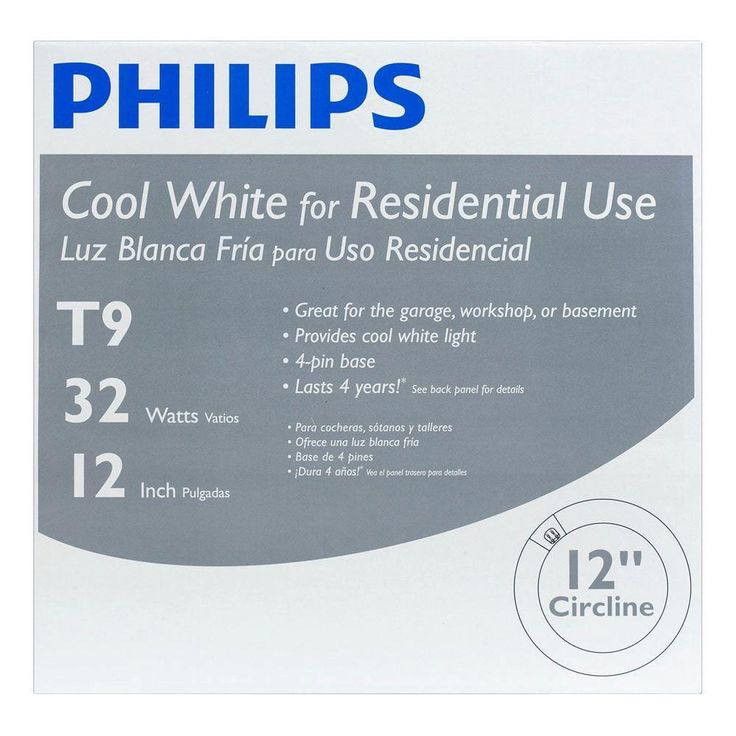 32-Watt 12 in. Linear T9 Fluorescent Tube Light Bulb Cool White (4100K) Circline