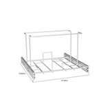 18 in. Pull Out Waste Bin for 18 in. Base Cabinet in Stainless Steel - Super Arbor