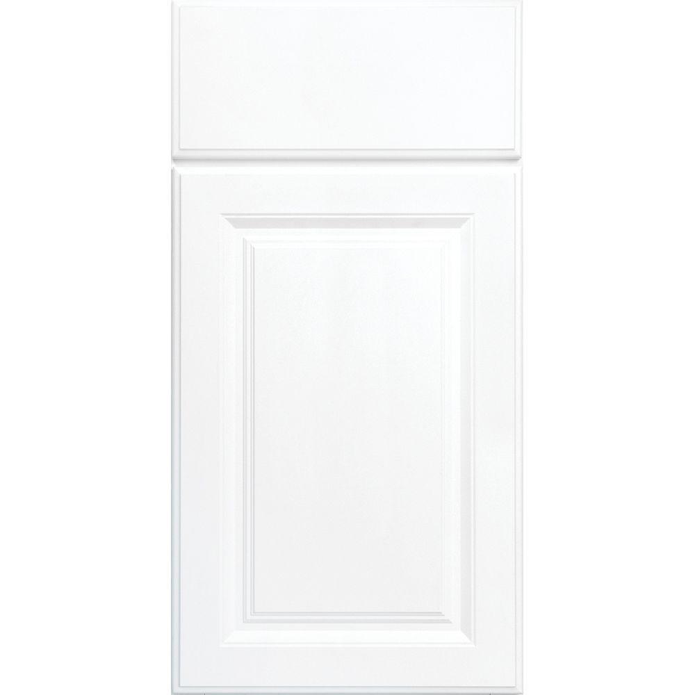 Hampton Assembled 30x34.5x24 in. Sink Base Kitchen Cabinet in Satin White
