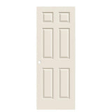 30 in. x 80 in. Colonist Primed Textured Molded Composite MDF Interior Door Slab - Super Arbor