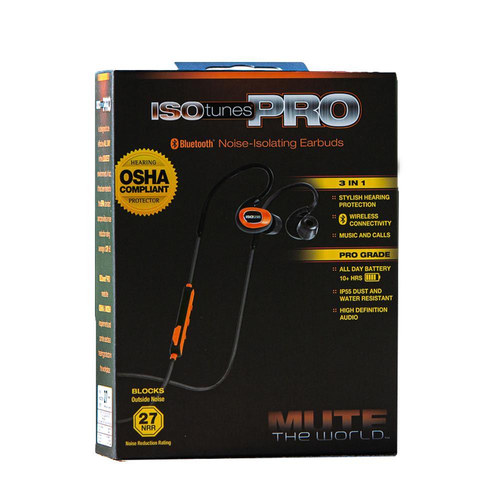 PRO Noise Reduction Bluetooth Safety Earbuds, 27 NRR, 10 hr Battery, OSHA Compliant Work Headphones - Super Arbor