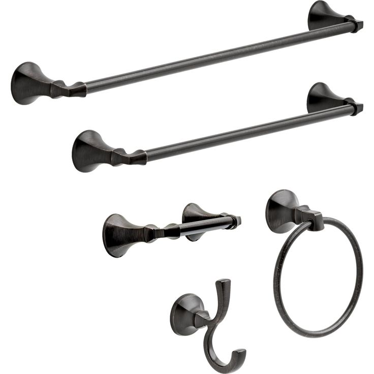 Delta Ashlyn Rubbed Bronze Ii Wall Mount Pivot Toilet Paper Holder