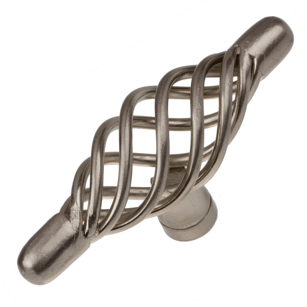 3 in. Long Rustic Bronze T-Handle Birdcage Cabinet Knobs (10-Pack) - Super Arbor