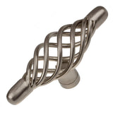 3 in. Long Rustic Bronze T-Handle Birdcage Cabinet Knobs (10-Pack) - Super Arbor