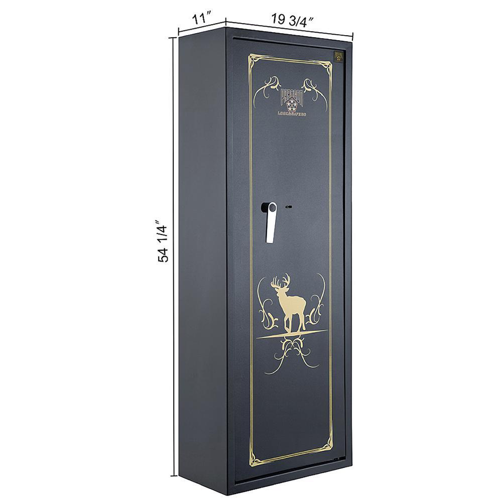 8-Rifle 5.4 CF Steel Cabinet Firearm Safe - Super Arbor