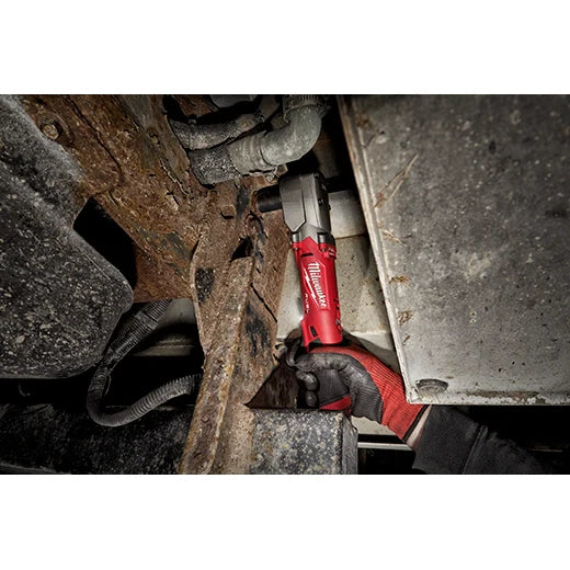 Milwaukee M12 FUEL 12V Brushless 1/2 in. Right Angle Impact Wrench Kit with (2) 3.0Ah Batteries, Friction Ring