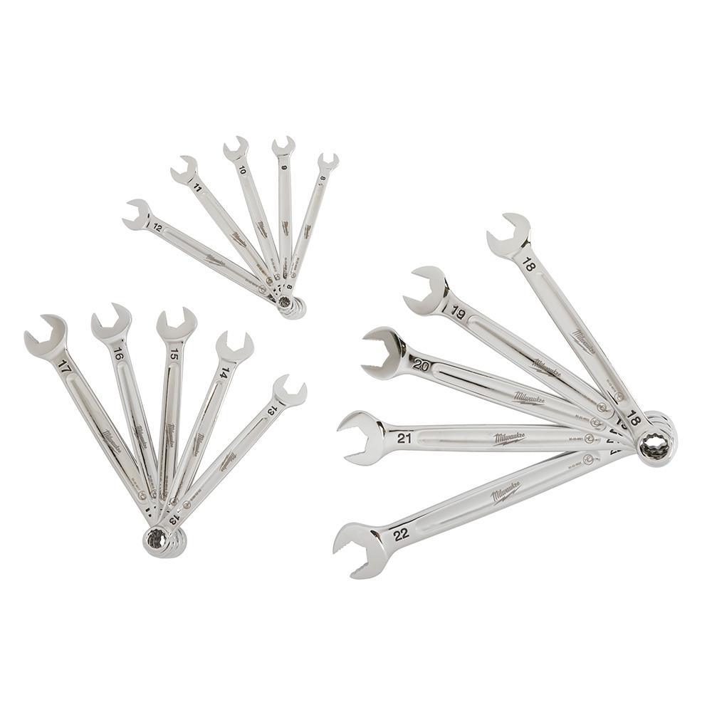 Combination Metric Wrench Mechanics Tool Set (15-Piece) - Super Arbor