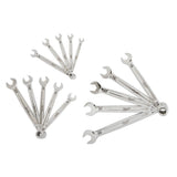 Combination Metric Wrench Mechanics Tool Set (15-Piece) - Super Arbor