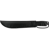 F1400 14 in. Full-Tang Stainless Steel Machete with Nylon Sheath - Super Arbor