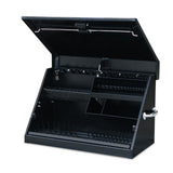 30 in. 0-Drawer Portable Tool Box in Black Powder Coated - Super Arbor
