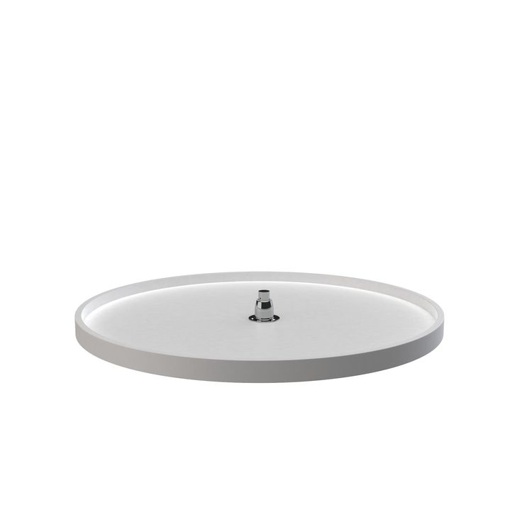 Rev-A-Shelf 32 in White Polymer Full Circle Lazy Susan w/bottom mount