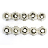 1 in. NPT Inlet x 1/2 in. Stainless Steel Compression Connection 5-Outlet Radiant Heating Manifold