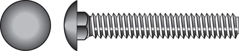 Hillman 5/16 in. x 4 in. Stainless Steel Carriage Bolt, 25-Pack