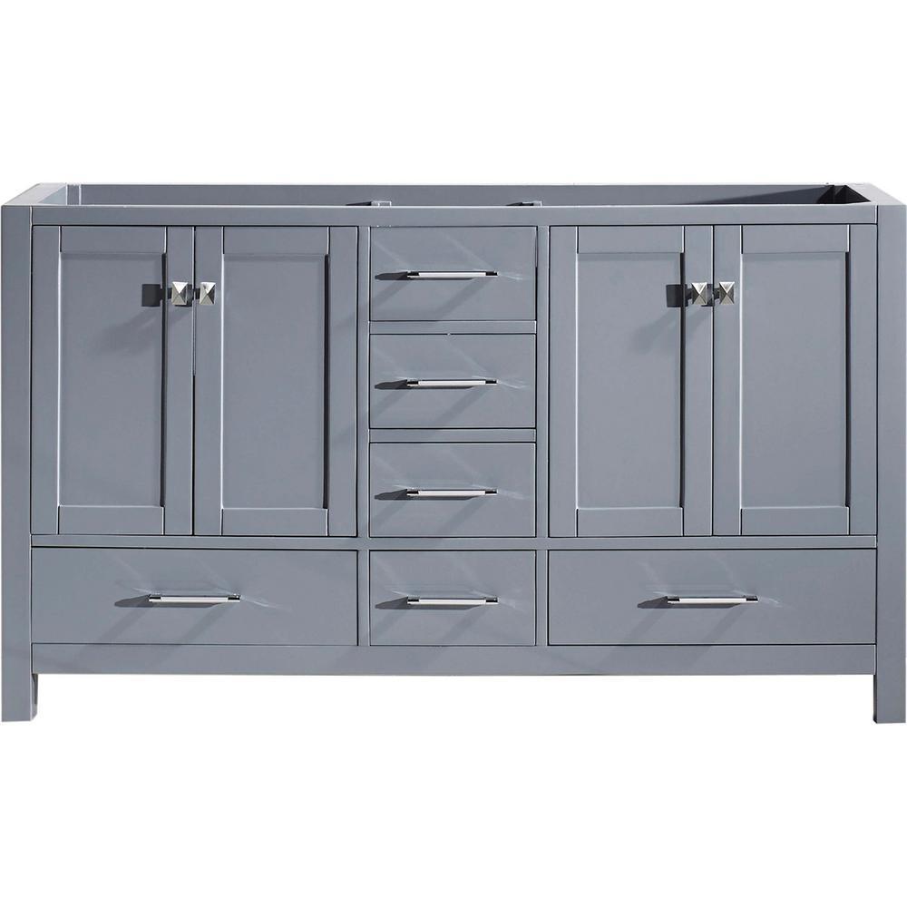 Caroline Avenue 72 in. W Bath Vanity Cabinet Only in White - Super Arbor