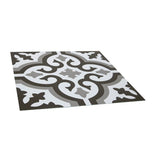 Style Selections Charlotte Deco 3-mil x 12-in W x 12-in L Water Resistant Peel and Stick Luxury Vinyl Tile Flooring