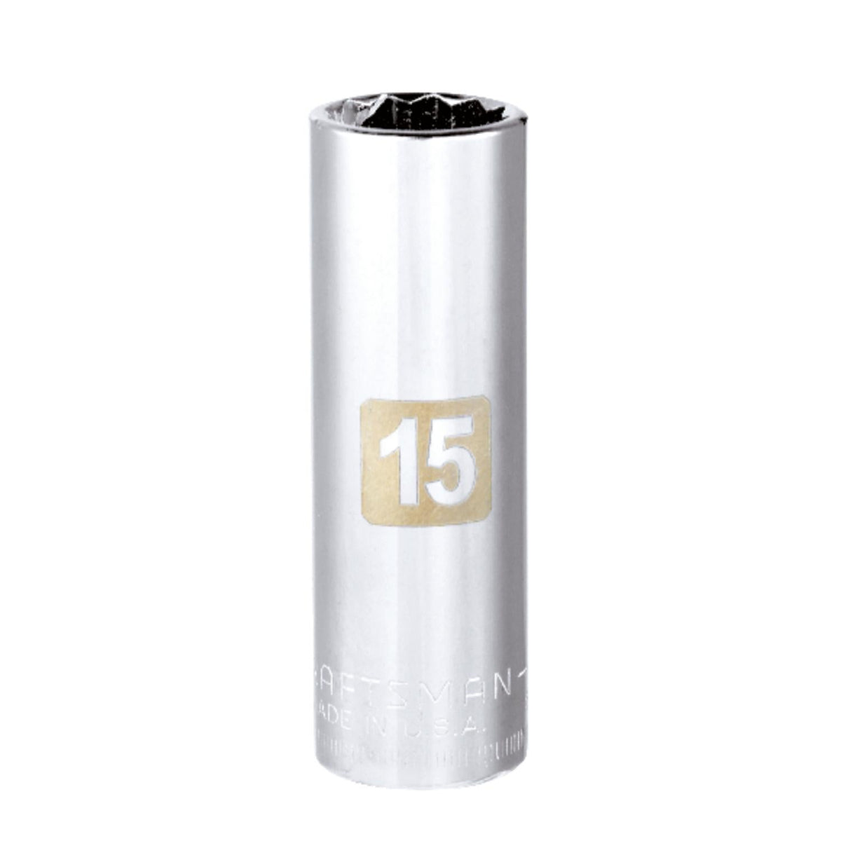 Craftsman 15 mm Metric 12 Point Deep Socket, 3/8 in. Drive