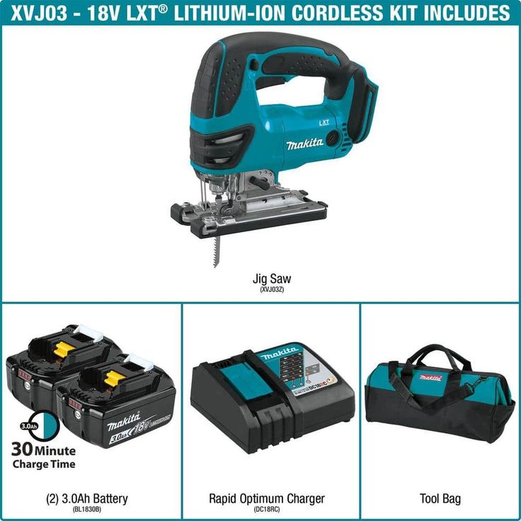 18-Volt LXT Lithium-Ion Cordless Jig Saw Kit