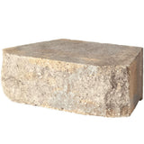 4 in. x 11.75 in. x 6.75 in. Pewter Concrete Retaining Wall Block - Super Arbor
