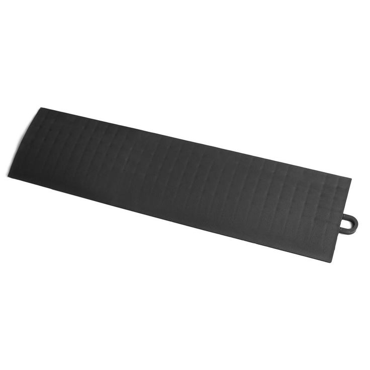 MotorDeck 12 in. x 3 in. Black Modular Edging Kit Male (22-Piece, Includes 2 Corner Edges)