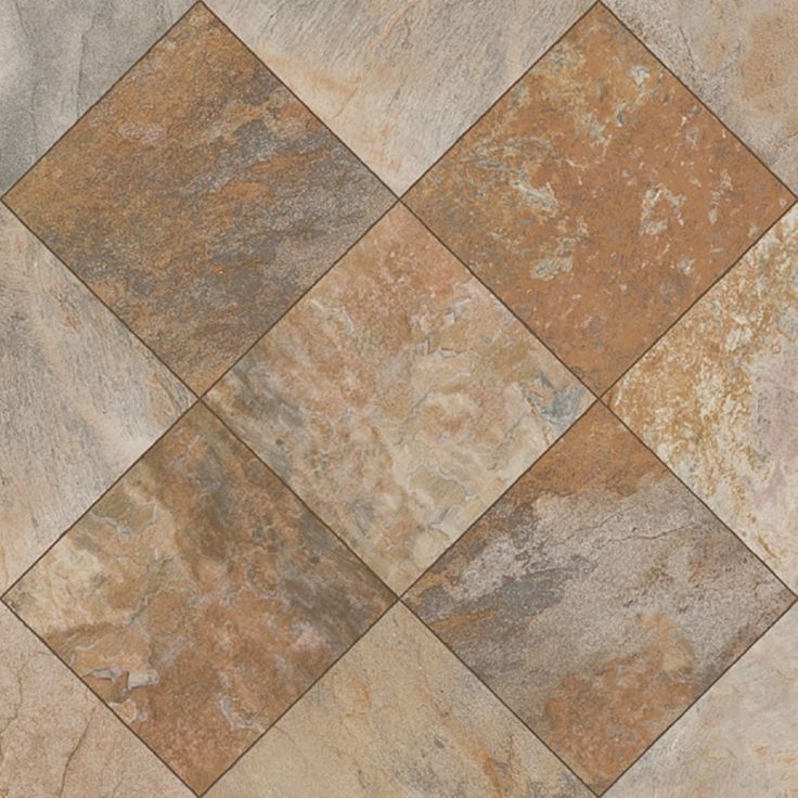 Congoleum AirStep Plus Crossing 12-ft W Cut-to-Length Haley's Comet Stone Look Low-Gloss Finish Sheet Vinyl