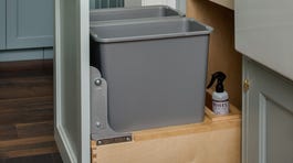 Rev-A-Shelf 35-Quart Plastic Soft-Close Pull-Out Trash Can