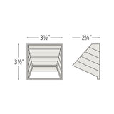 Bronze LED Outdoor Flushmount Deck Sconce - Super Arbor