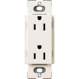 Tamper-Resistant Duplex Receptacle, 15 Amp, White - Super Arbor