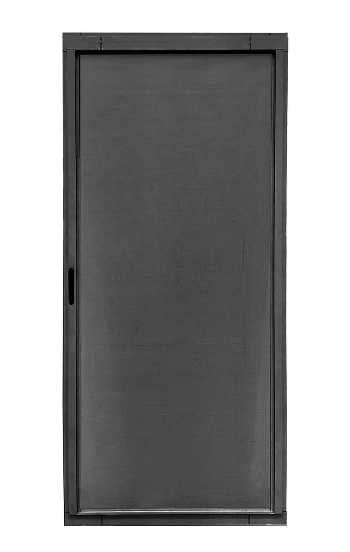 RELIABILT 36-in x 80-in Bronze Aluminum Sliding Patio Screen Door