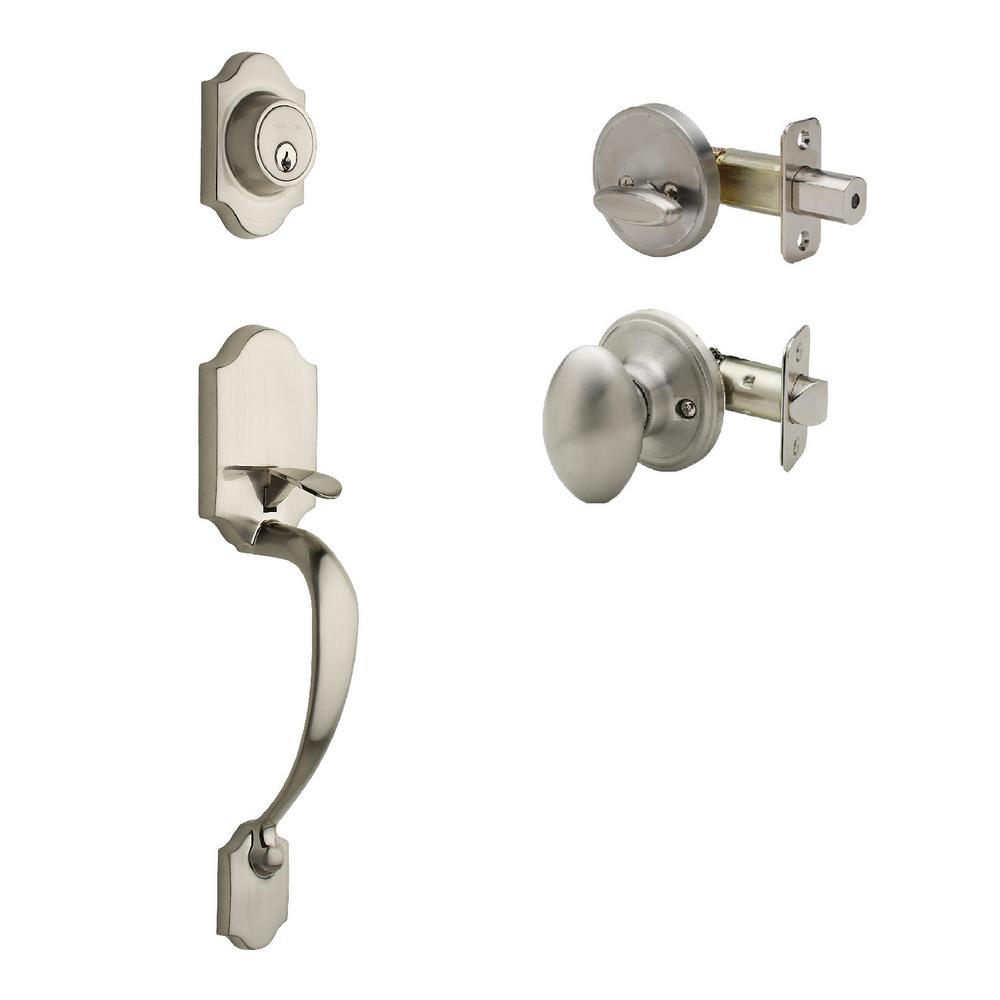 Heritage Black Door Handleset and Egg Knob Trim - Super Arbor