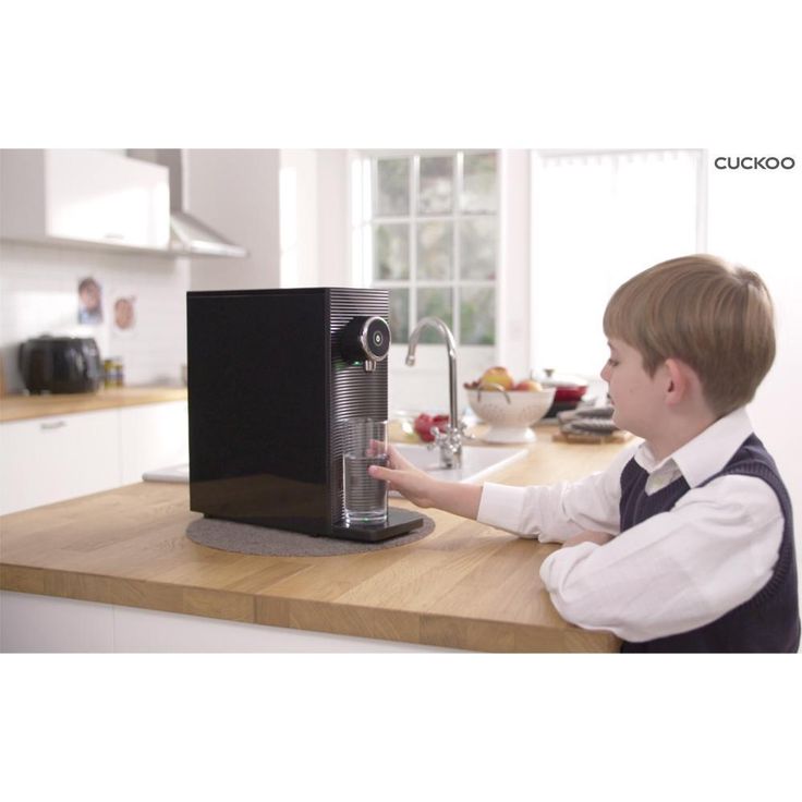 Tankless Countertop Water Purifier/Dispenser in Black
