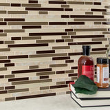 MSI Amalfi Cafe Interlocking 12 in. x 12 in. x 6 mm Glass and Porcelain Mesh-Mounted Mosaic Tile (15 sq. ft./case)