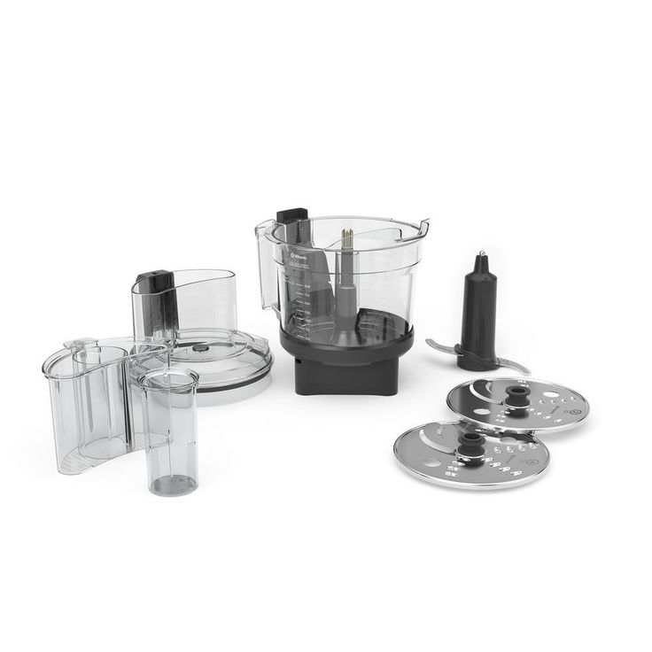 Ascent 12 Cup Clear/Black Food Processor Attachment