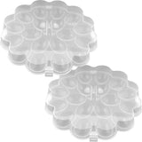 Deviled Egg Trays with Snap On Lids Holds 36 Eggs (Set of 2)