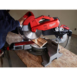 12 in. Sliding Dual Bevel Miter Saw with Folding Miter Saw Stand - Super Arbor