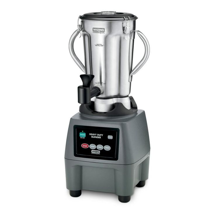 CB15 128 oz. 3-Speed Grey Blender with 3.75 HP and Electronic Touchpad Controls with Spigot