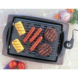 112 sq. in. Brown Non-Stick Indoor Grill with Temperature Control