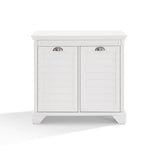 Lydia 31.13 in. W Linen Hamper in White - Super Arbor