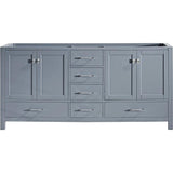 Caroline Avenue 60 in. W Bath Vanity Cabinet Only in Cashmere Gray - Super Arbor