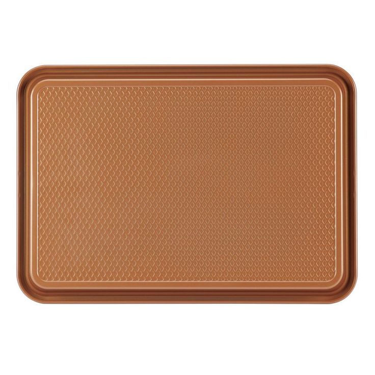 Ayesha Bakeware Nonstick Cookie Pan Set, 3-Piece, Copper