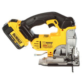 20-Volt MAX Lithium-Ion Cordless Jig Saw Kit with Battery 4Ah, Charger and Bag