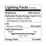 60-Watt Equivalent Multi-Color and White Ambiance A19 Dimmable Wi-Fi Smart Connected LED Light Bulb