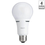 Philips 40-Watt/60-Watt/100-Watt Equivalent A21 Energy Saving 3 Way LED Light Bulb Soft White (2700K) (4-Pack)