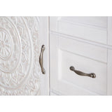 Chennai 37 in. W Single Vanity in White Wash with Engineered Stone Vanity Top in Crystal White with White Sink - Super Arbor