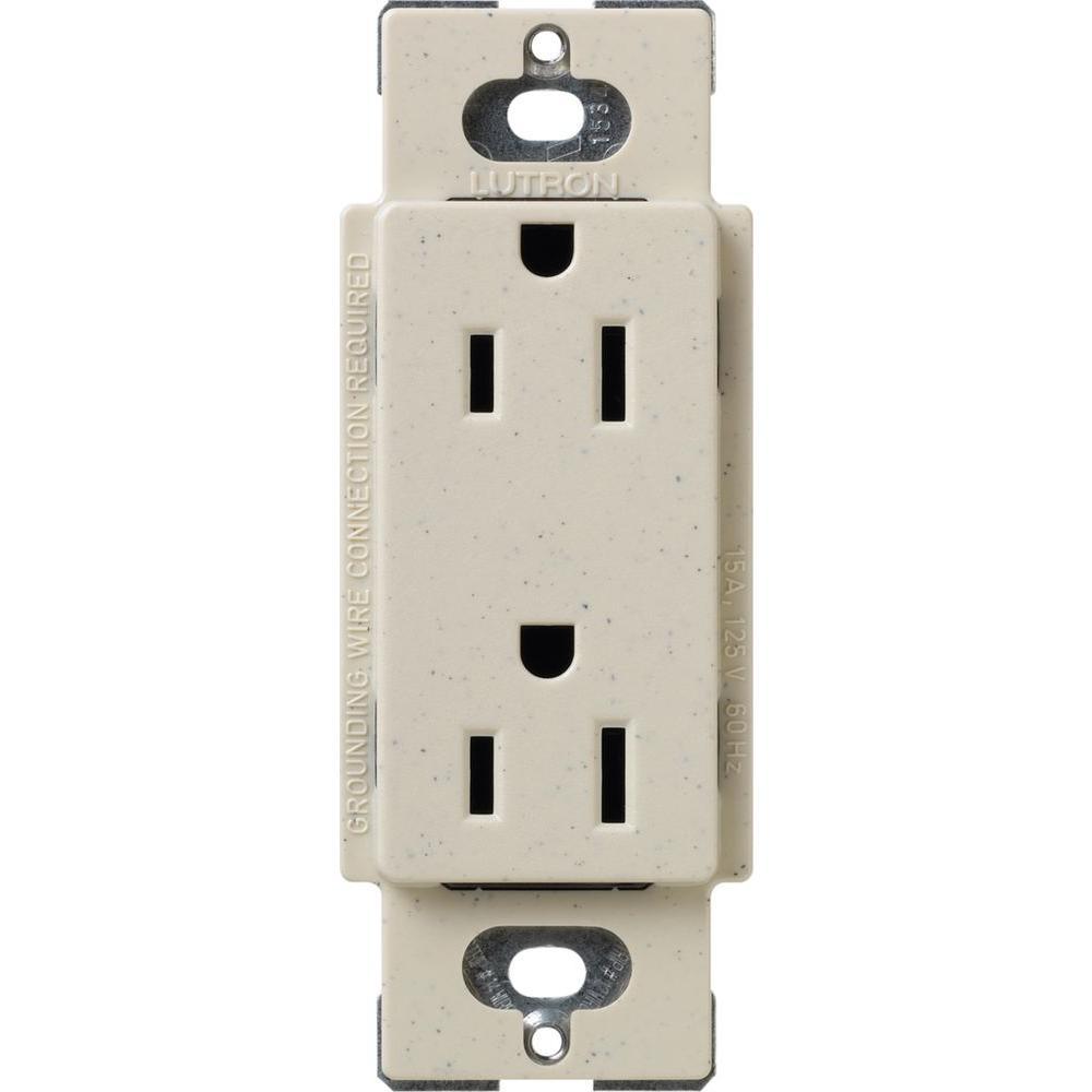 Tamper-Resistant Duplex Receptacle, 15 Amp, White - Super Arbor