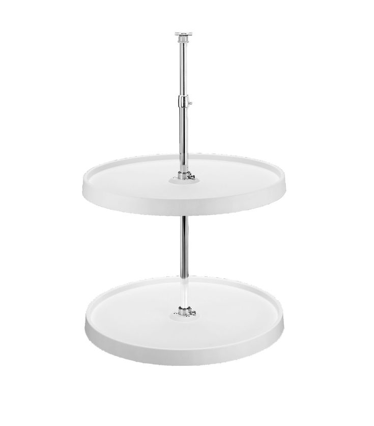 Rev-A-Shelf 2-Tier Plastic Full Circle Cabinet Lazy Susan