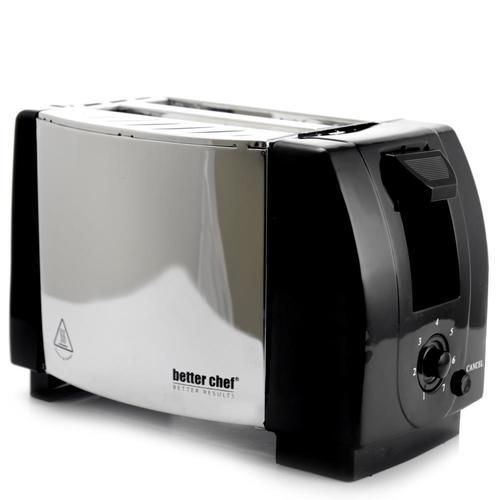 Better Chef 2-Slice Stainless Steel 500-Watt Toaster